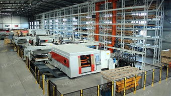 邁向智慧工廠 激光切割柔性生產料庫的施工與建設